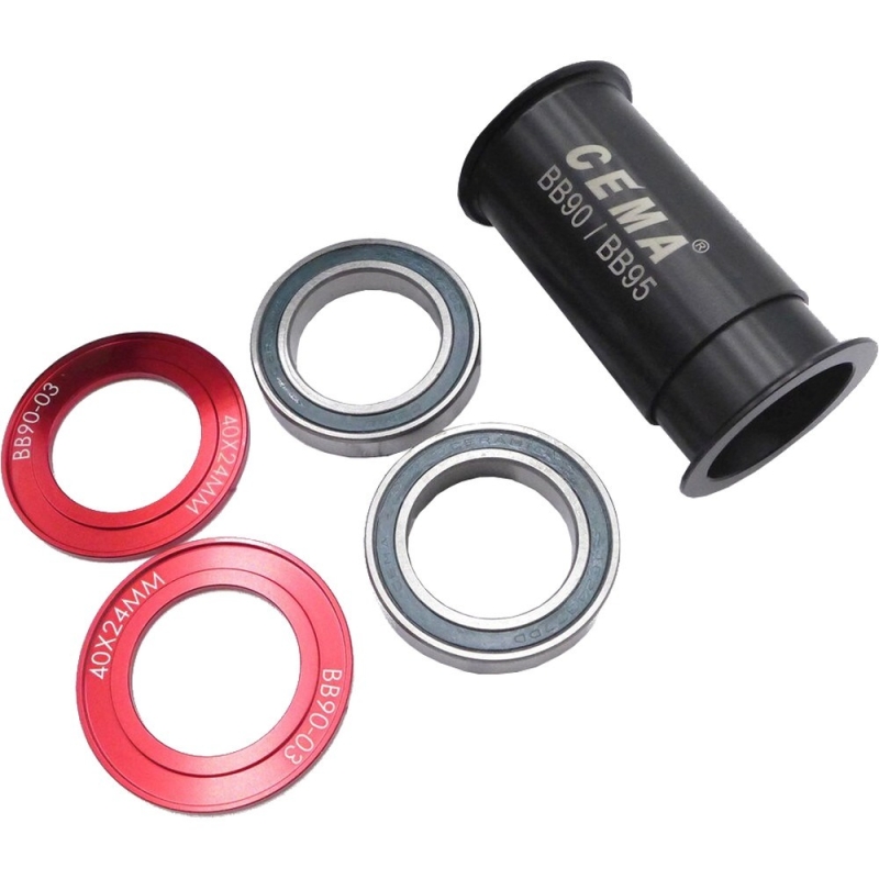 Suport rowerowy CEMA BB90-BB95 SRAM GXP 24-22 mm ceramiczny