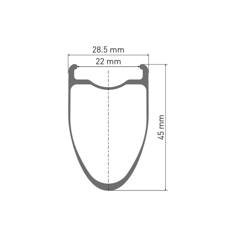 Koło przednie DT Swiss ERC1400 Dicut DB 45 Carbon 28