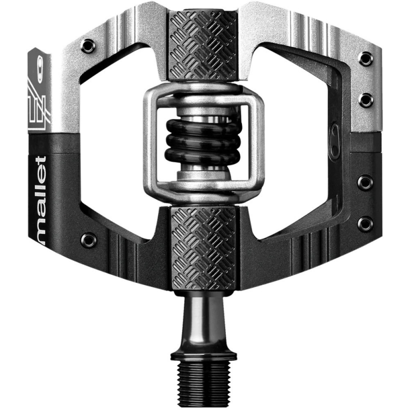 Pedały rowerowe Crank Brothers Mallet E LS czarno-srebrne