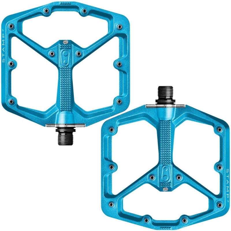 Pedały rowerowe Crank Brothers Stamp 7 Large niebieskie