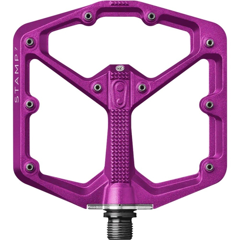 Pedały rowerowe Crank Brothers Stamp 7 Large fioletowe
