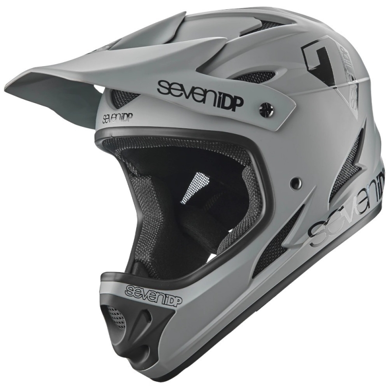 Kask rowerowy Fullface 7iDP M1 szary