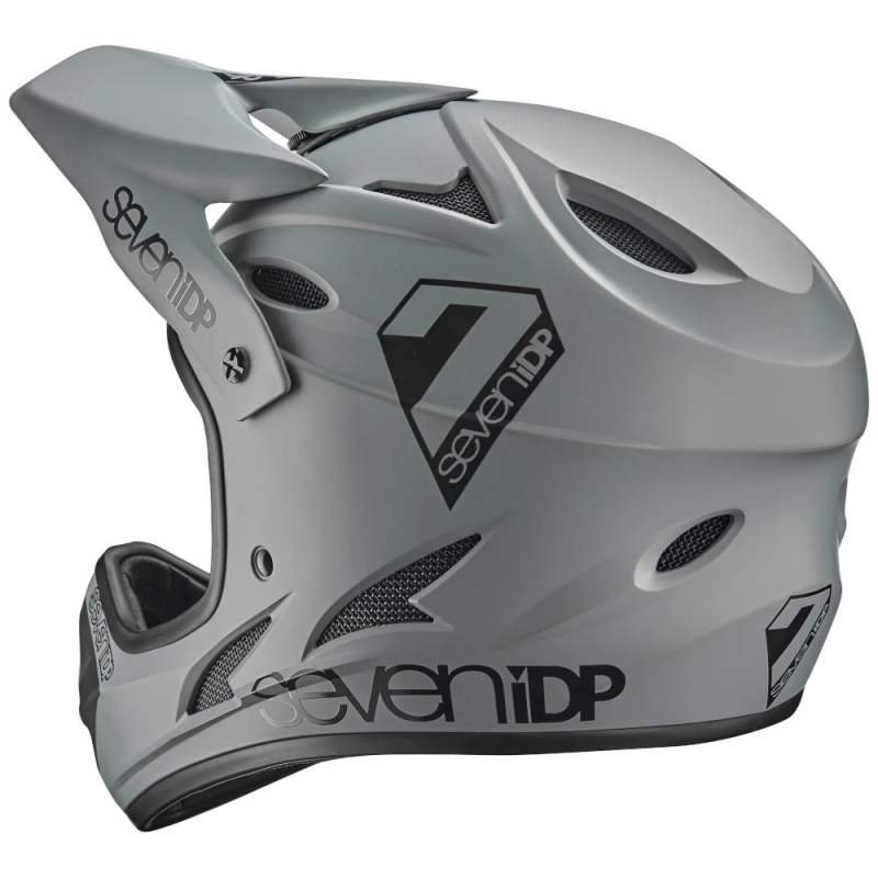 Kask rowerowy Fullface 7iDP M1 szary