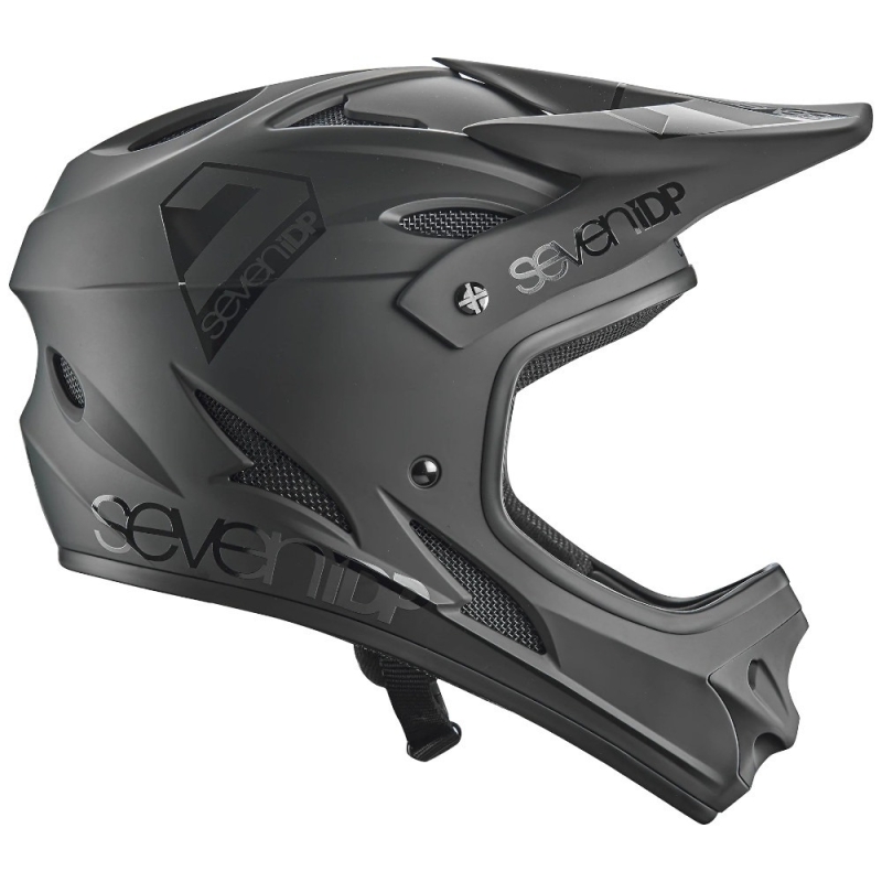 Kask rowerowy Fullface 7iDP M1 Youth czarny