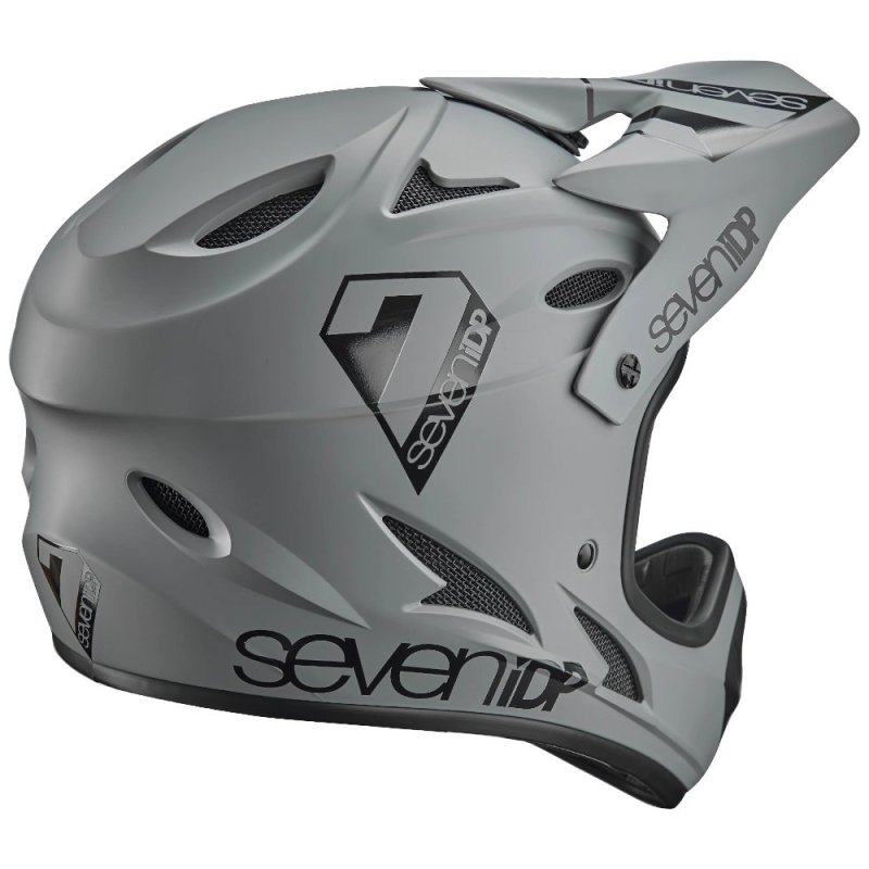 Kask rowerowy Fullface 7iDP M1 Youth szary