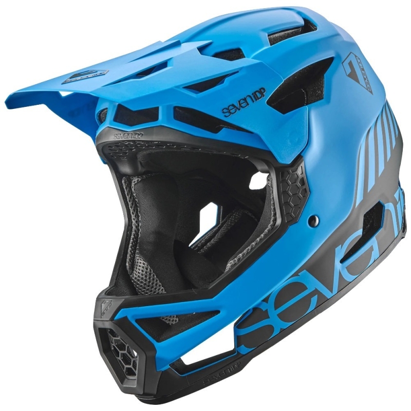 Kask rowerowy Fullface 7iDP Project 23 GF niebieski