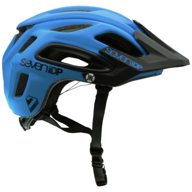 Kask rowerowy 7iDP M2 niebiesko-czarny