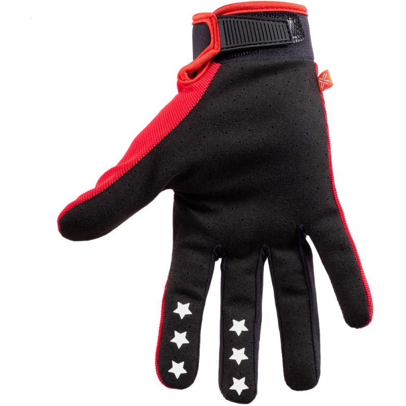 Rękawiczki rowerowe Fuse Protection Chroma MY2021 Czerwono-Białe