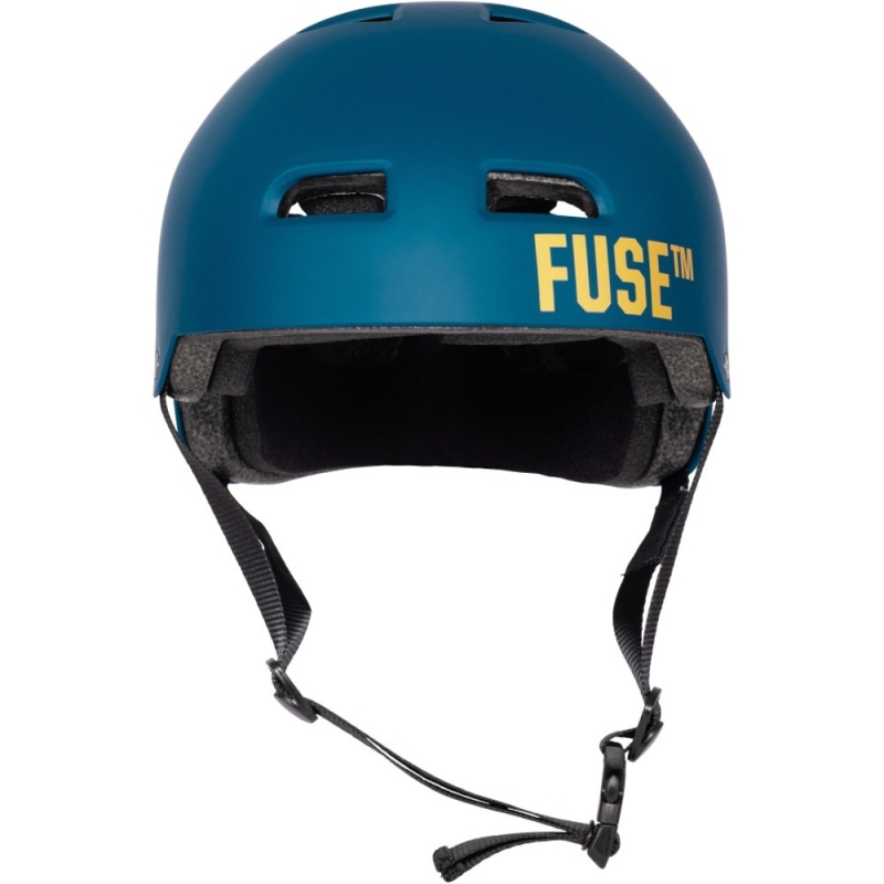 Kask rowerowy orzech Fuse Protection Alpha niebieski