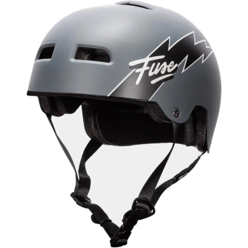 Kask rowerowy orzech Fuse Protection Alpha szary-piorun