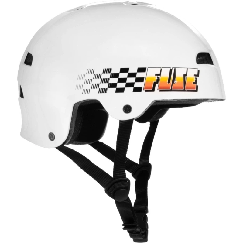 Kask rowerowy orzech Fuse Protection Alpha biały