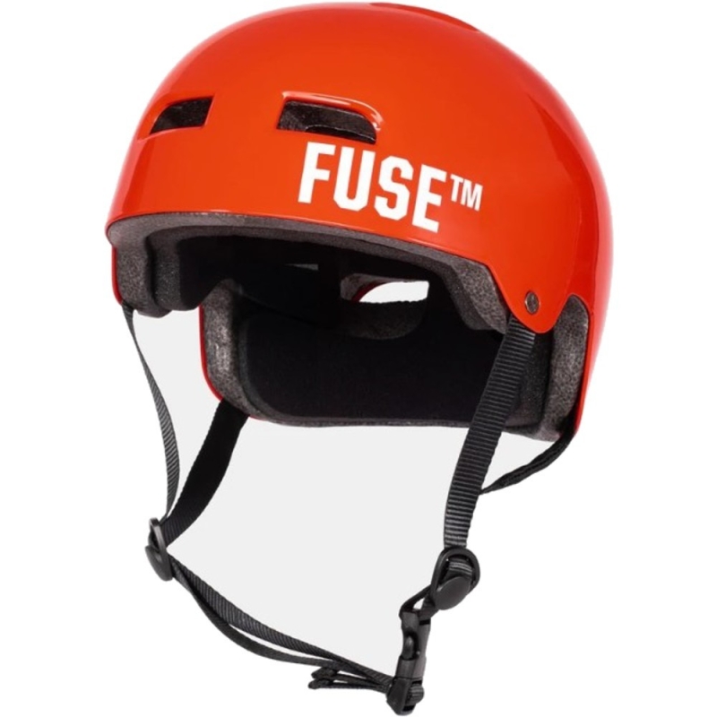 Kask rowerowy orzech Fuse Protection Alpha pomarańczowy