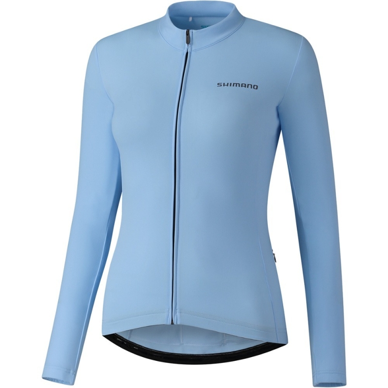 Bluza rowerowa damska Shimano Kaede Thermal niebieska