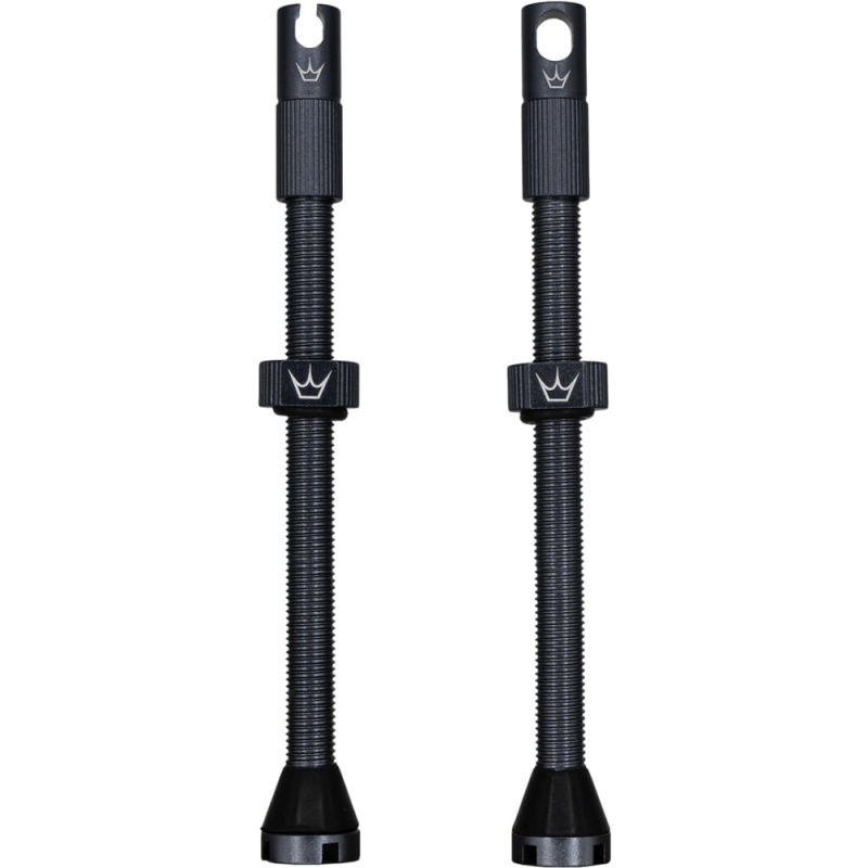 Zestaw wentyli Peatys x Chris King tubeless szare