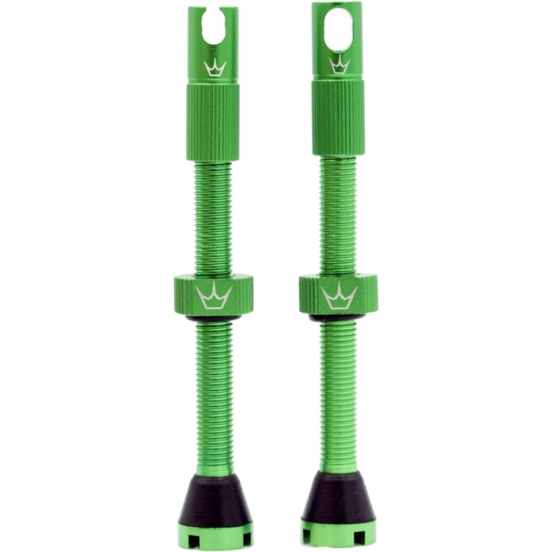 Zestaw wentyli Peatys x Chris King tubeless zielone