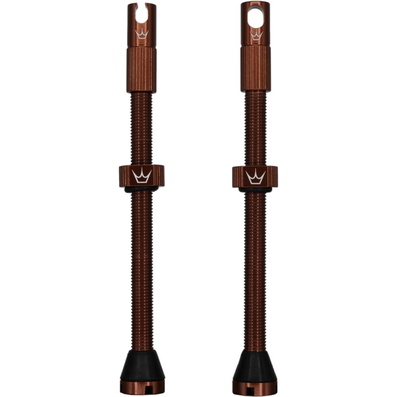 Zestaw wentyli Peatys x Chris King tubeless czerwone