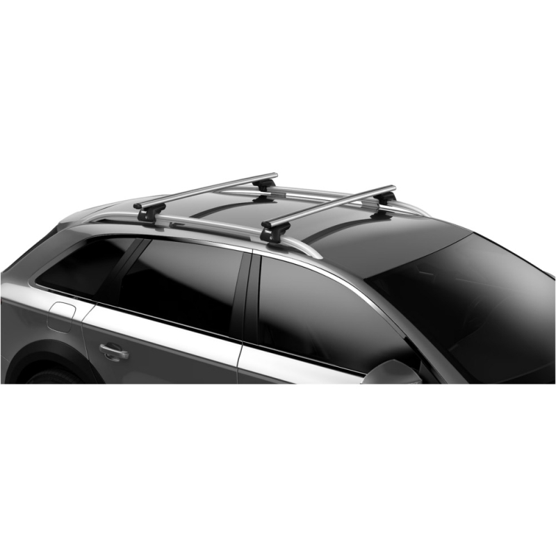 Bagażnik dachowy Thule SmartRack XT AluminiumBar VOLKSWAGEN Taigo 5-dr SUV 2022- relingi srebrny