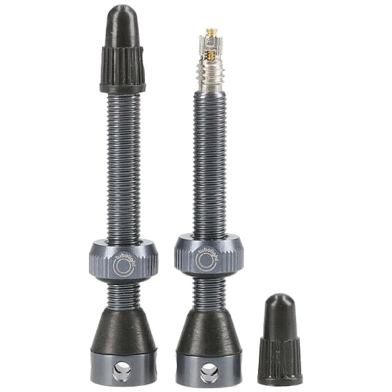 Zestaw wentyli presta Tubolight tubeless szare