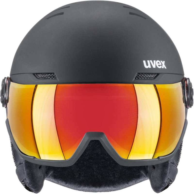 Kask narciarski Uvex Wanted Visor czarny