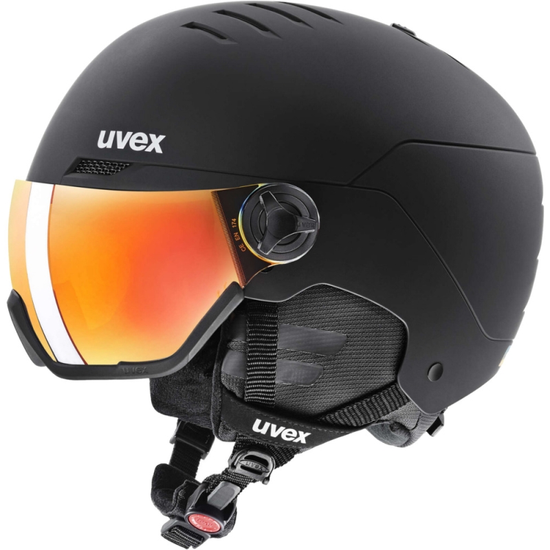 Kask narciarski Uvex Wanted Visor czarny