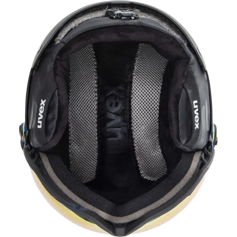 Kask narciarski Uvex Wanted Visor czarny