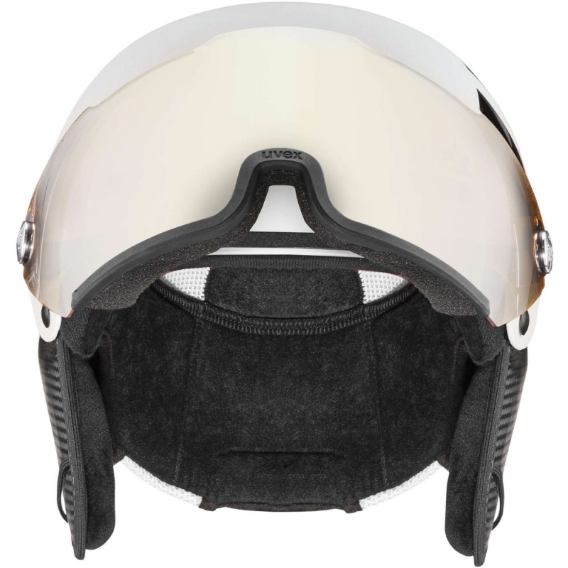 Kask narciarski Uvex HLMT 500 Visor biały