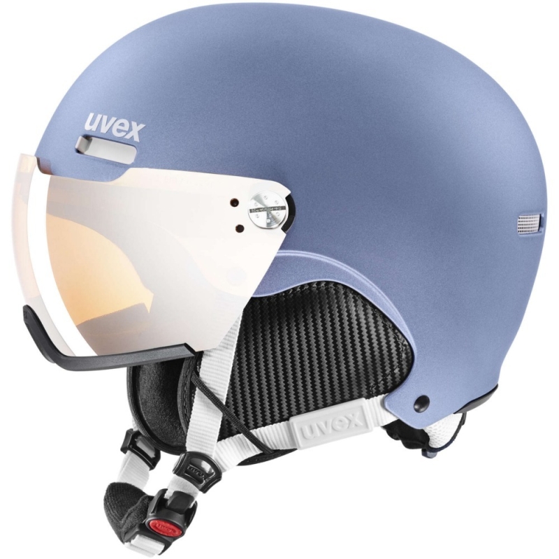 Kask narciarski Uvex HLMT 500 Visor niebieski matowy