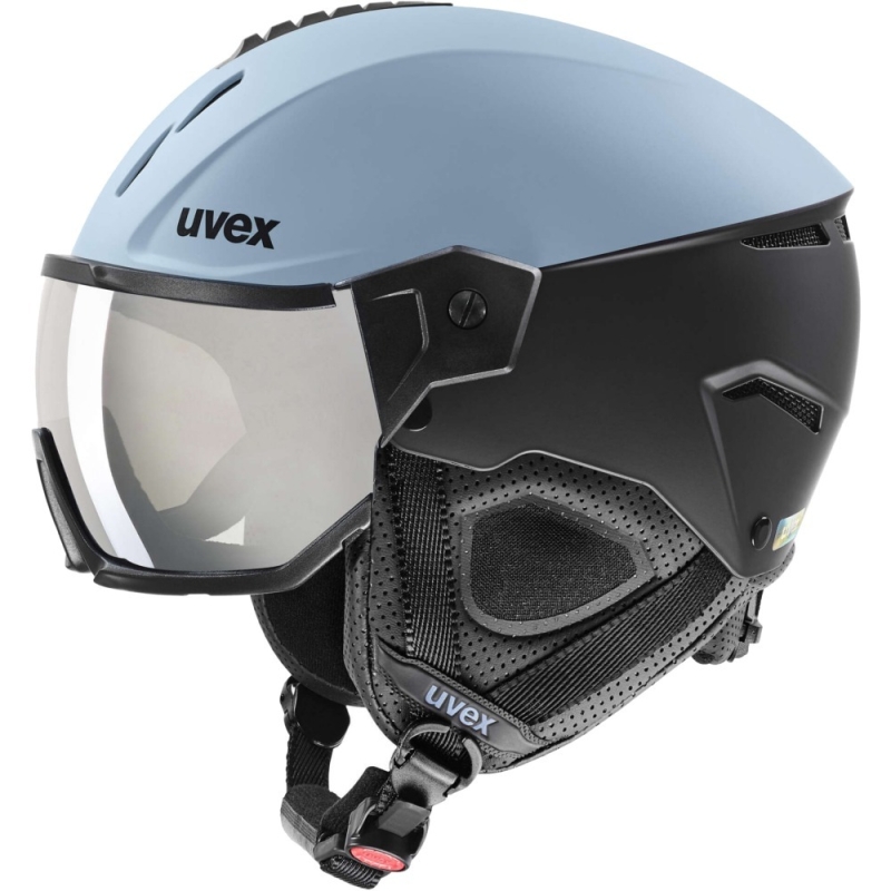 Kask narciarski Uvex Instinct Visor błękitny