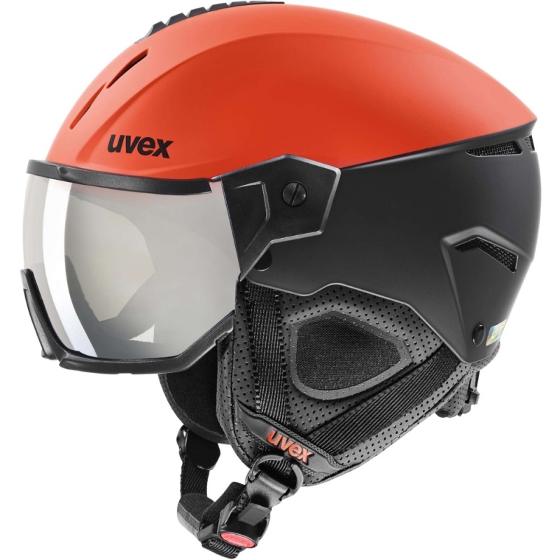 Kask narciarski Uvex Instinct Visor pomarańczowy