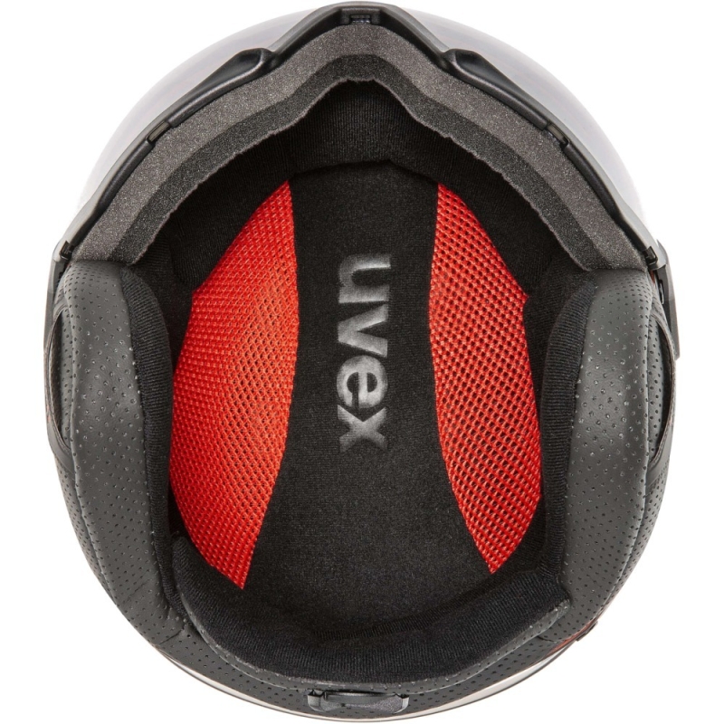 Kask narciarski Uvex Instinct Visor pomarańczowy