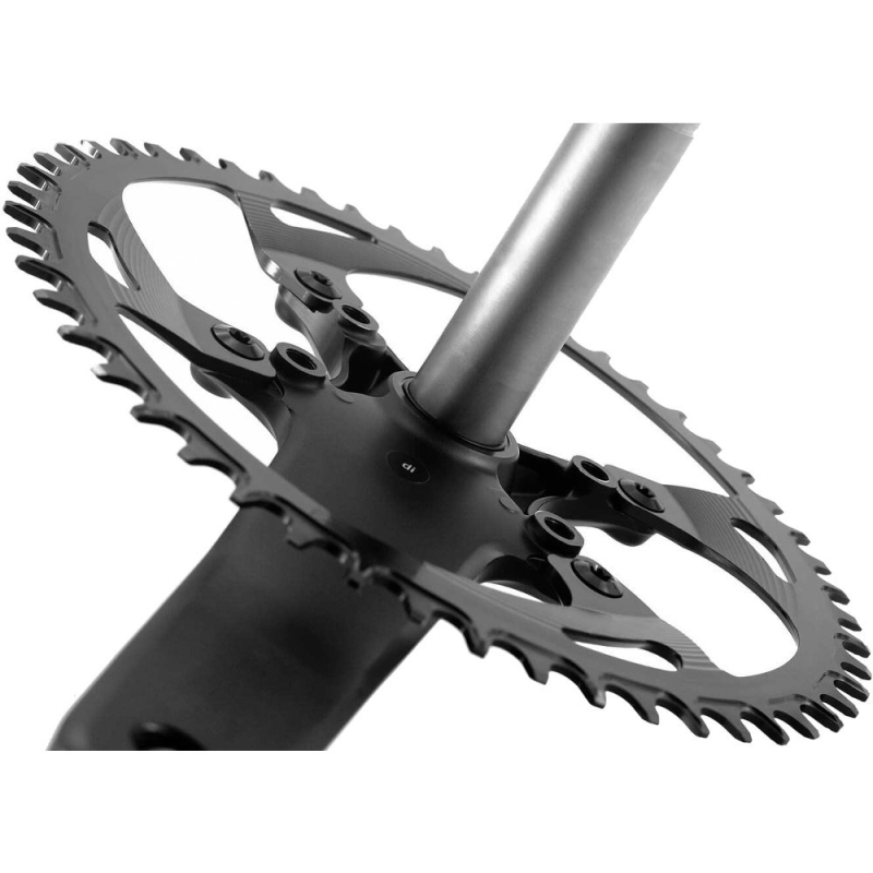 Tarcza mechanizmu korbowego Garbaruk GRX Oval (Offset 5 mm) czarna