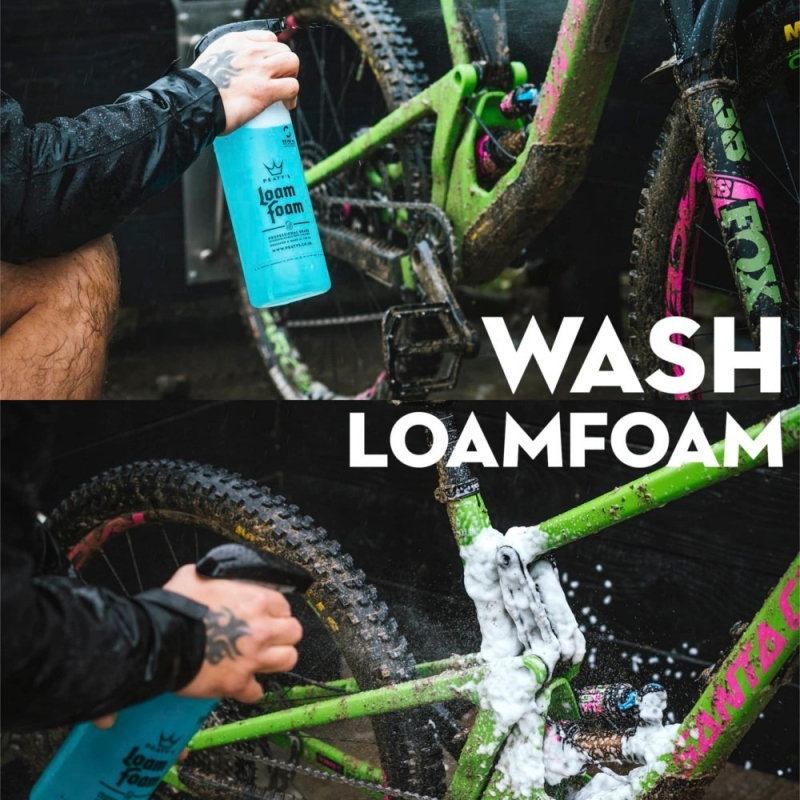 Zestaw płynów Peaty's Wash Protect Lubricate