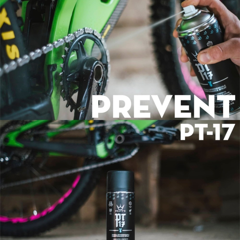 Zestaw płynów Peaty's Wash Protect Lubricate