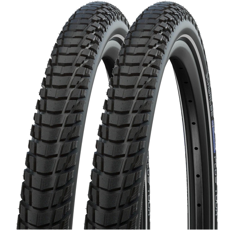 Komplet opon i dętek Schwalbe Marathon Plus Tour 28 Smartguard Reflex SV17