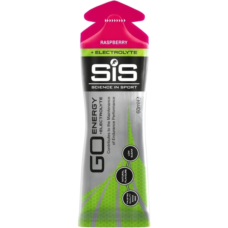 Żel izotoniczny S.I.S. Science In Sport Go Isotonic z elektrolitami malinowy 60 ml