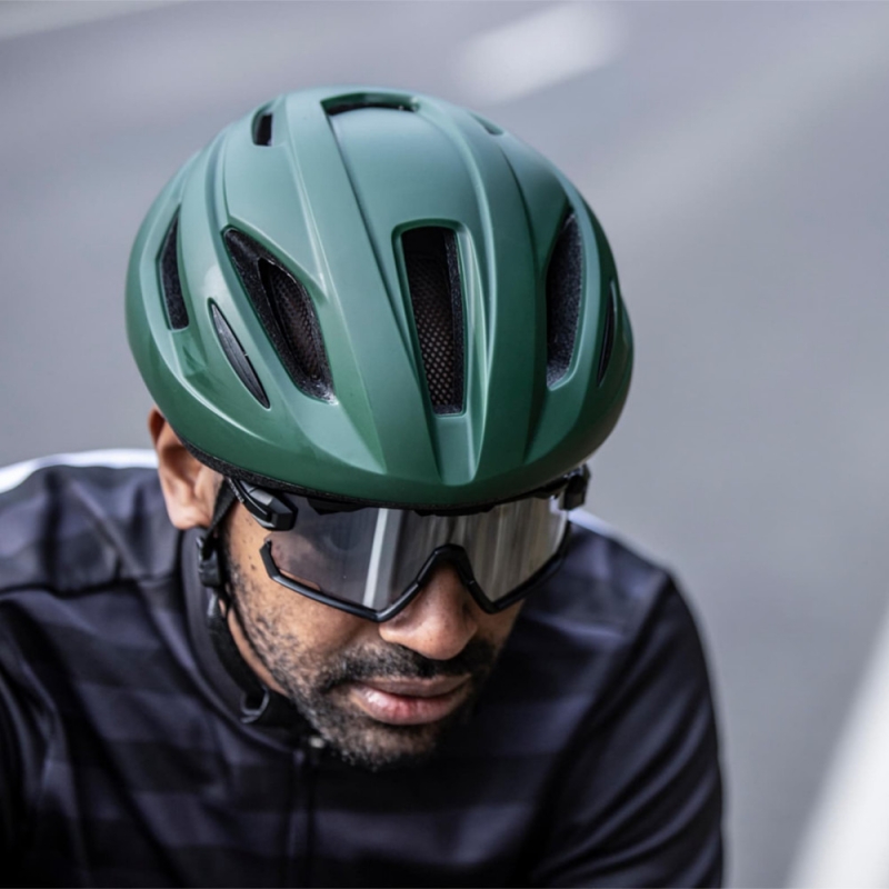 Kask rowerowy Rogelli Cuora zielony