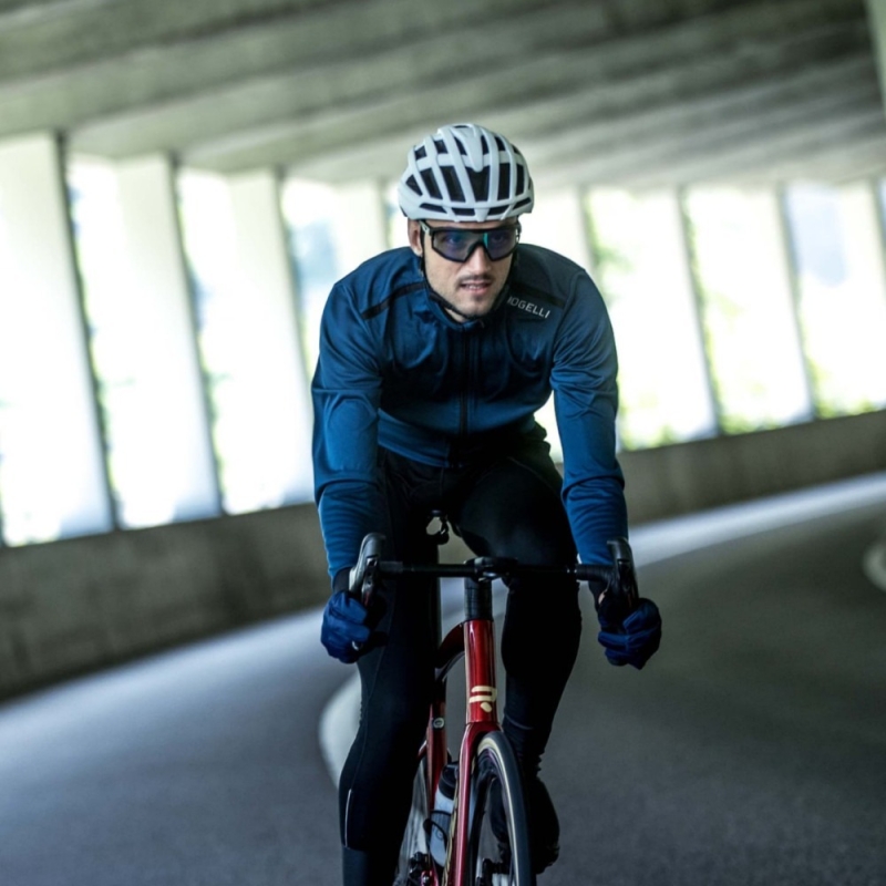 Kurtka rowerowa Rogelli Core Winter granatowa
