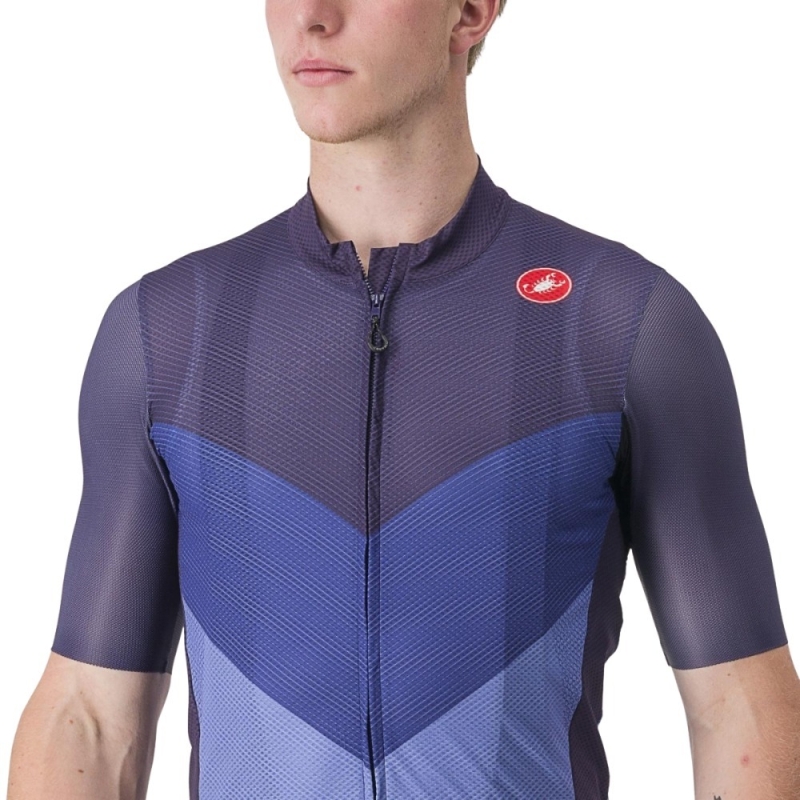 Koszulka rowerowa Castelli Endurance Pro 2 fioletowa