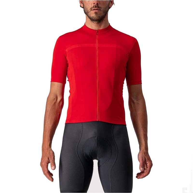 Koszulka rowerowa Castelli Classifica czerwona