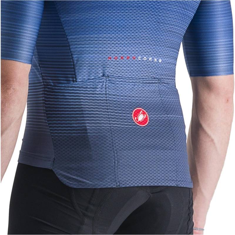 Koszulka rowerowa Castelli Aero Race 6.0 niebieska