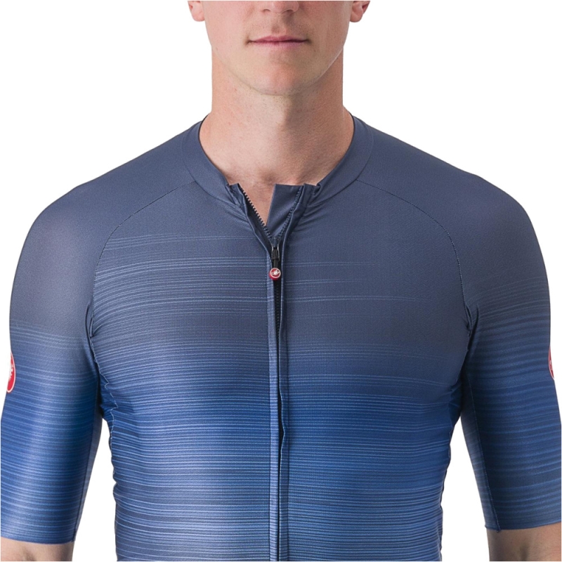 Koszulka rowerowa Castelli Aero Race 6.0 niebieska