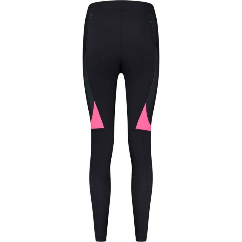 Spodnie rowerowe damskie Rogelli Select II bez szelek czarno-różowe