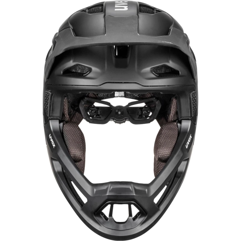 Kask rowerowy Fullface Uvex revolt czarny