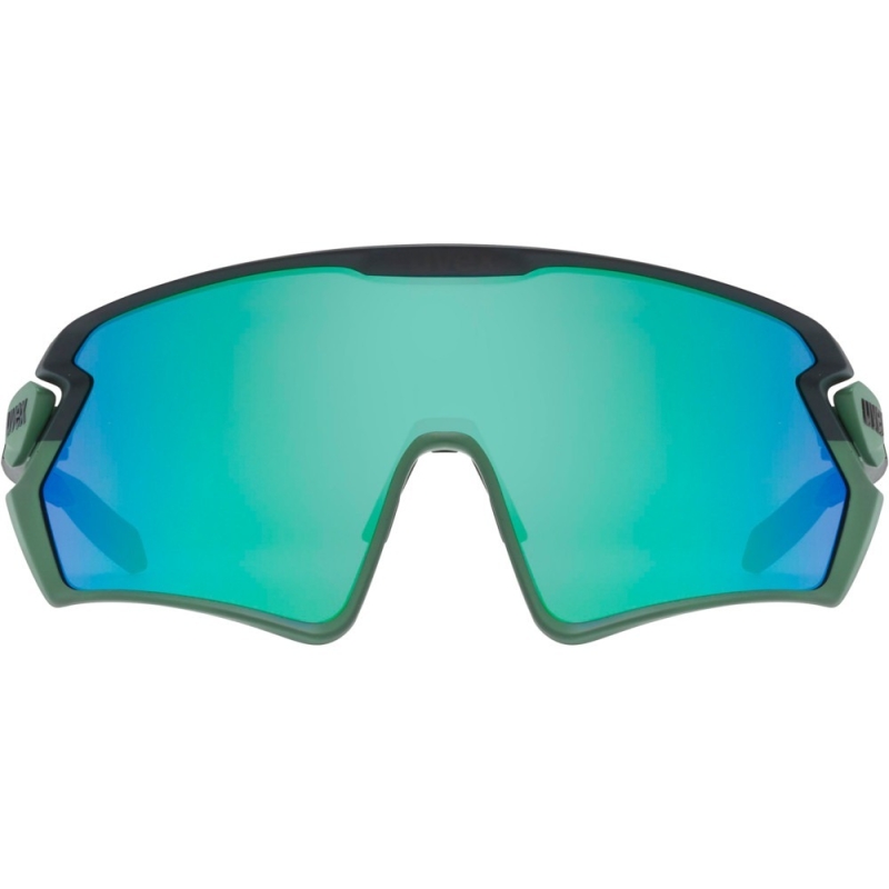 Okulary rowerowe Uvex Sportstyle 231 2.0 zielono-czarne