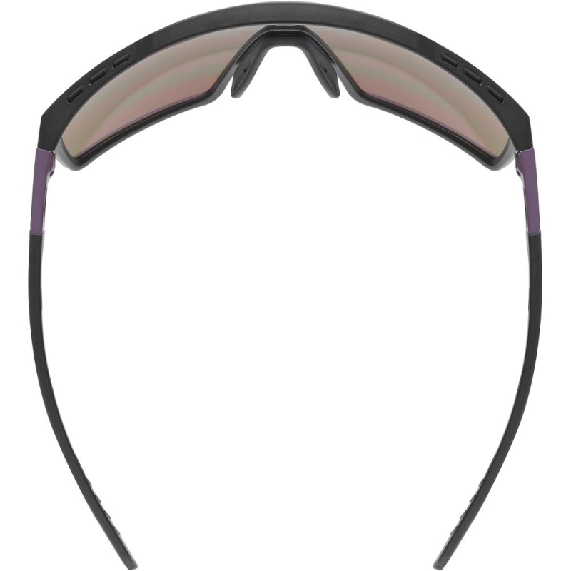 Okulary rowerowe Uvex mtn perform czarno-fioletowe