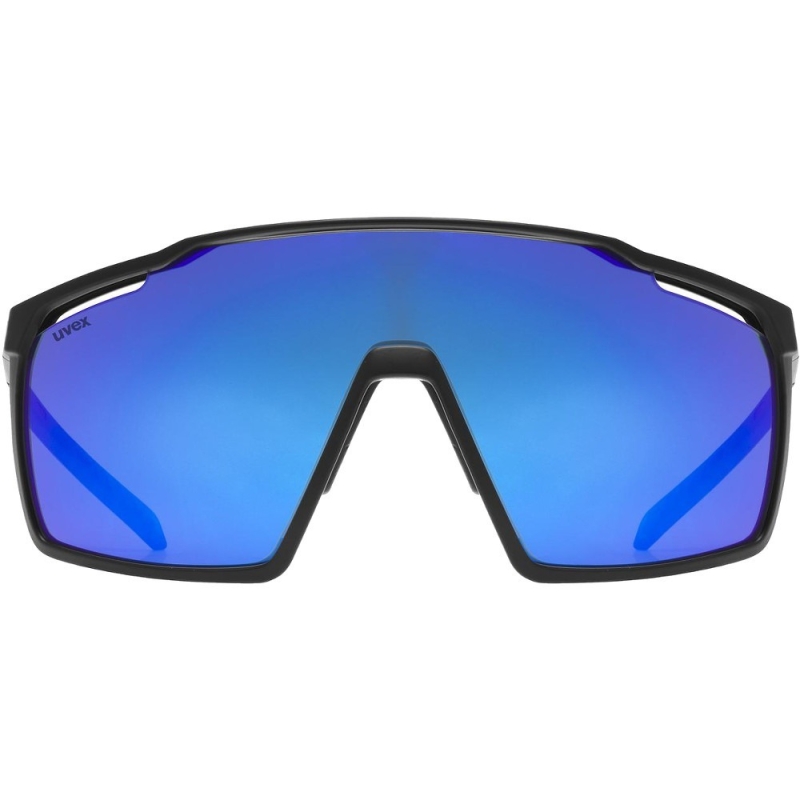 Okulary rowerowe Uvex mtn perform czarno-niebieskie