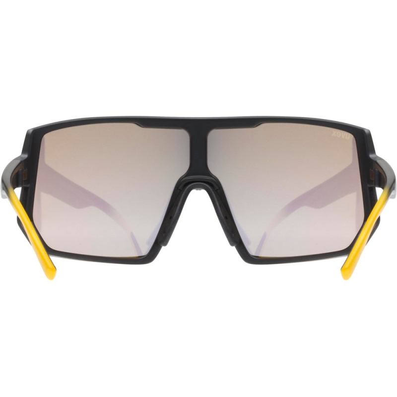 Okulary rowerowe Uvex sportstyle 235 czarno-żółte