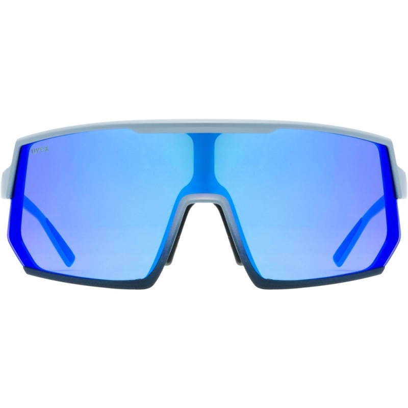 Okulary rowerowe Uvex sportstyle 235 szaro-niebieskie