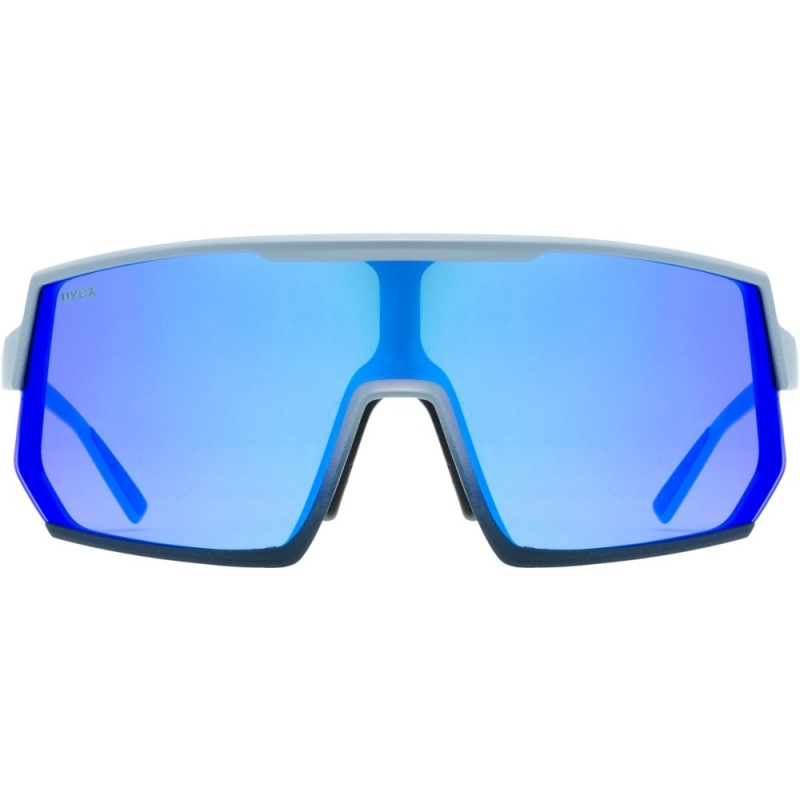 Okulary rowerowe Uvex sportstyle 235 szaro-niebieskie