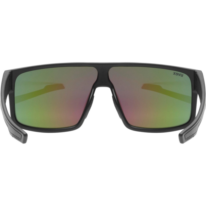 Okulary Uvex LGL 51 czarno-zielone
